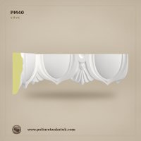 PM40 Palmet Motifli Poliüretan Pencere ve Kapı Sövesi 36.6 cm